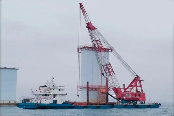 100T Floating Crane
