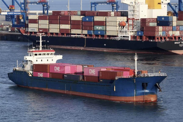 223 TEU Container Ship